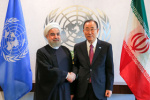 در دیدار دبیرکل سازمان ملل متحد  روحانی: سازمان ملل وظایف قانونی و انسانی عربستان را درباره حادثه منا متذکر شود