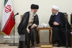 روحانی در دیدار اعضای کابینه با رهبری مطرح کرد:  قول داده‌ایم فقر مطلق تا پایان دولت دوازدهم ریشه‌کن شود/ حل مشکل بیکاری هدف اول دولت دوازدهم