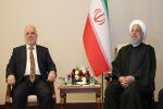 روحانی در دیدار حیدر العبادی: ایران و عراق نقش تأثیرگذاری در منطقه ایفا می‌کنند