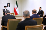 رهبر انقلاب در دیدار رئیس‌جمهوری ترکمنستان و هیئت همراه:سیاست دولت ایران، گسترش روابط با کشورهای همسایه است