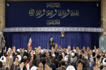 رهبر انقلاب اسلامی در دیدار جمعی از مردم قم : هدف اغتشاشات از بین بردن نقاط قوت کشور بود