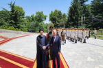 استقبال رسمی رئیسی از رئیس‌جمهور ازبکستان 